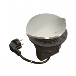 Zásuvka 230V + USB nabíjačka + dáta, Disq 80, kov kryt | smartparts.sk