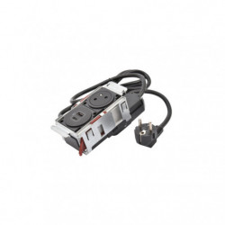 Incara Disqin zásuvka a USB nabíjačka čierna | smartparts.sk