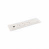 Zostava do SDK 3 x zásuvka + USB A+C nabíjačka biela multilink 8 modulov
