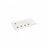 Zostava do SDK 3 x zásuvka + USB A+C + 4xRJ biela, 16 modulov, Multilink