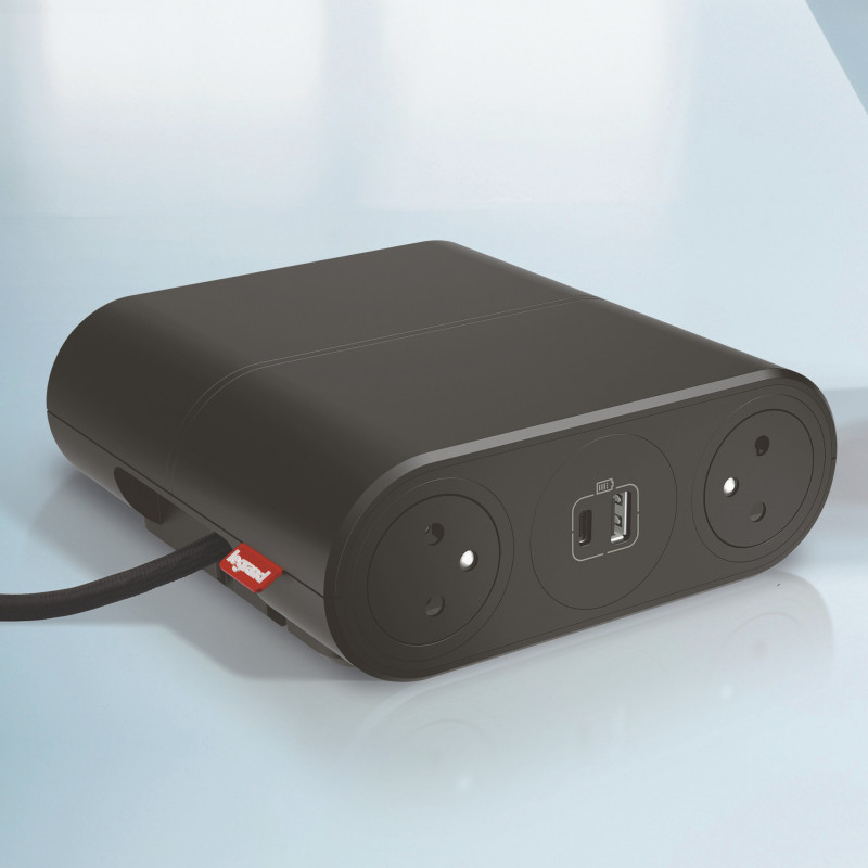 LinkOn mobilný zásuvkový blok 4x2P+T 2xUSB A+C