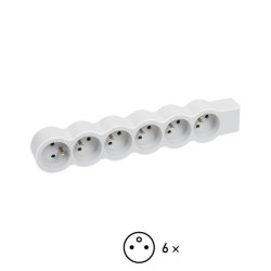 #1208 #0480  Predl štan 6x2p+t bez káb b/ss