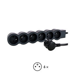 #1197 #0465  Predl štan 6x2p+t 3m č/ts