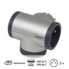 #1115 #0358  Adapt boč otoč 2x2p+t usb h/ts