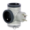 #1114 #0356  Adaptér bočný 3x2p+t h/ts
