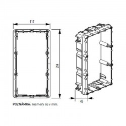 Inštalačná krabica pre LINEA 3000 Legrand Bticino| smartparts.sk